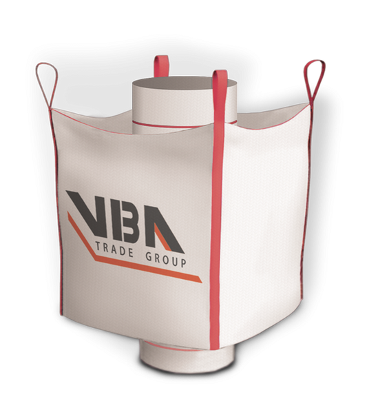 Sac Big Bag 110x110x190 cm cu tub de încărcare și tub de descărcare